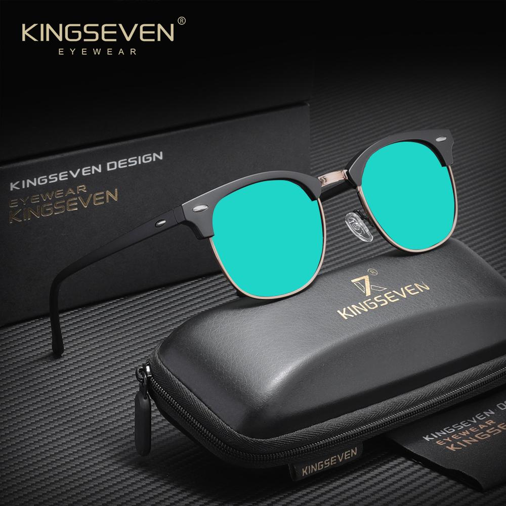 KINGSEVEN Роскошные Повседневные Солнцезащитные Очки Большой Рамки Женские Солнцезащитные Модные Поляризационные UV400 Очки Для Улицы Вождения Сплавные Очки