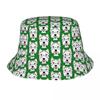 Custom West Highland White Terrier Puppy Bucket Hats Unisex Women Fashion Summer Outdoor Sun Westie Dogs Fisherman Cap