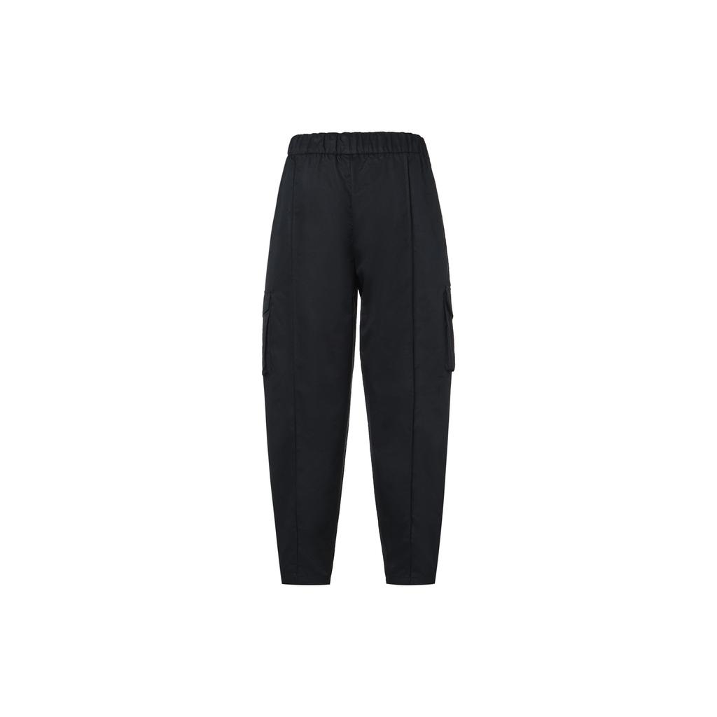 Nike Solid Color Woven Sports Pants For Spring Women Bottoms Black DD5984-010