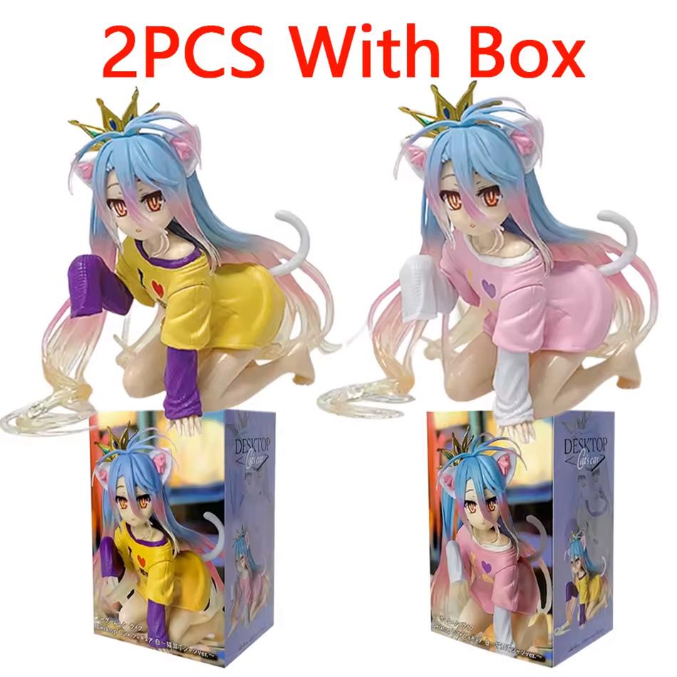 Аниме NGNL No Game No Life White Shiro ПВХ Модель Коллекционная Фигурка Экшн Украшение Игрушка Праздничный Подарок в Наличии