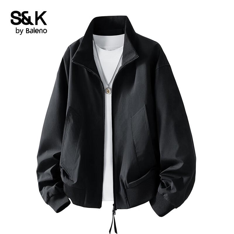 Baleno S&K Men's American Style Casual Baseball Jacket