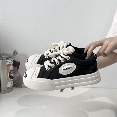 Толстая подошва с круглым носком, симпатичные декоративные кроссовки для бега с дышащей сеткой, удобные универсальные повседневные спортивные кроссовки