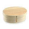 Matsuri No Eemon Magewappa Oval Lunch Box, Natural, Finished In Japan
