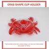 Pvc Inflatable Water Toy Red Crab Coaster Floating Cup Holder For Pool Parties