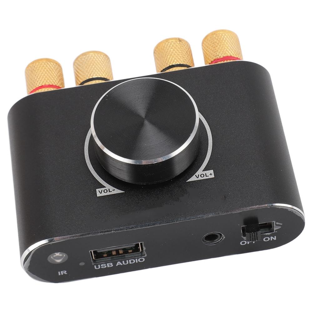 Bluetooth 5.1 Усилитель мощности Пульт дистанционного управления 20 Вт 20 Вт 12 В Поддержка BT AUX USB Вход Два канала
