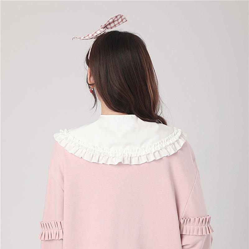 Women's New Wave Edge Decoration Fashion Shawl Lap Shoulder Detachable Versatile Fake Collar False Blouse Collar Accessories