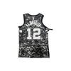 Nike NBA San Antonio Spurs LaMarcus Aldridge #12 Basketball Jersey Men Tops Black AJ4644-011