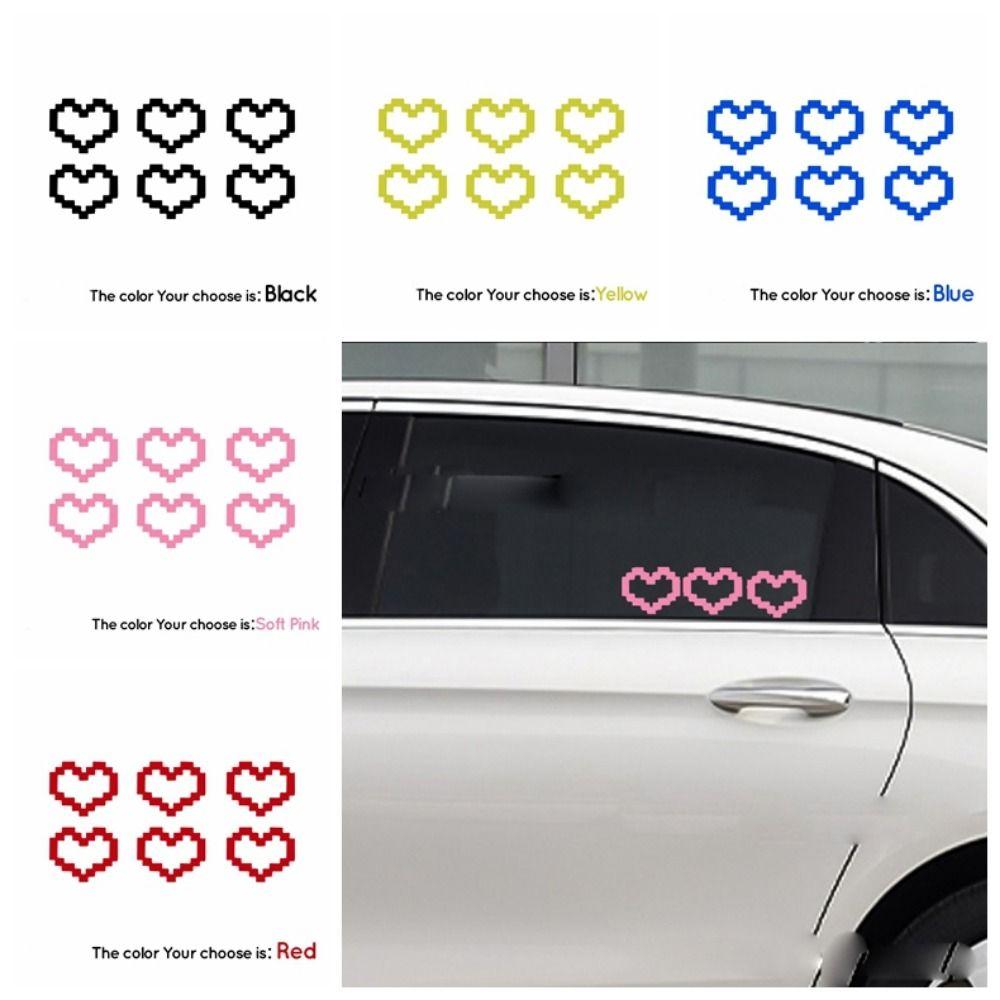 Self-adhesive Mosaic Love Car Sticker Car Heart Sticker For Car/Laptop/Window/Motorcycle