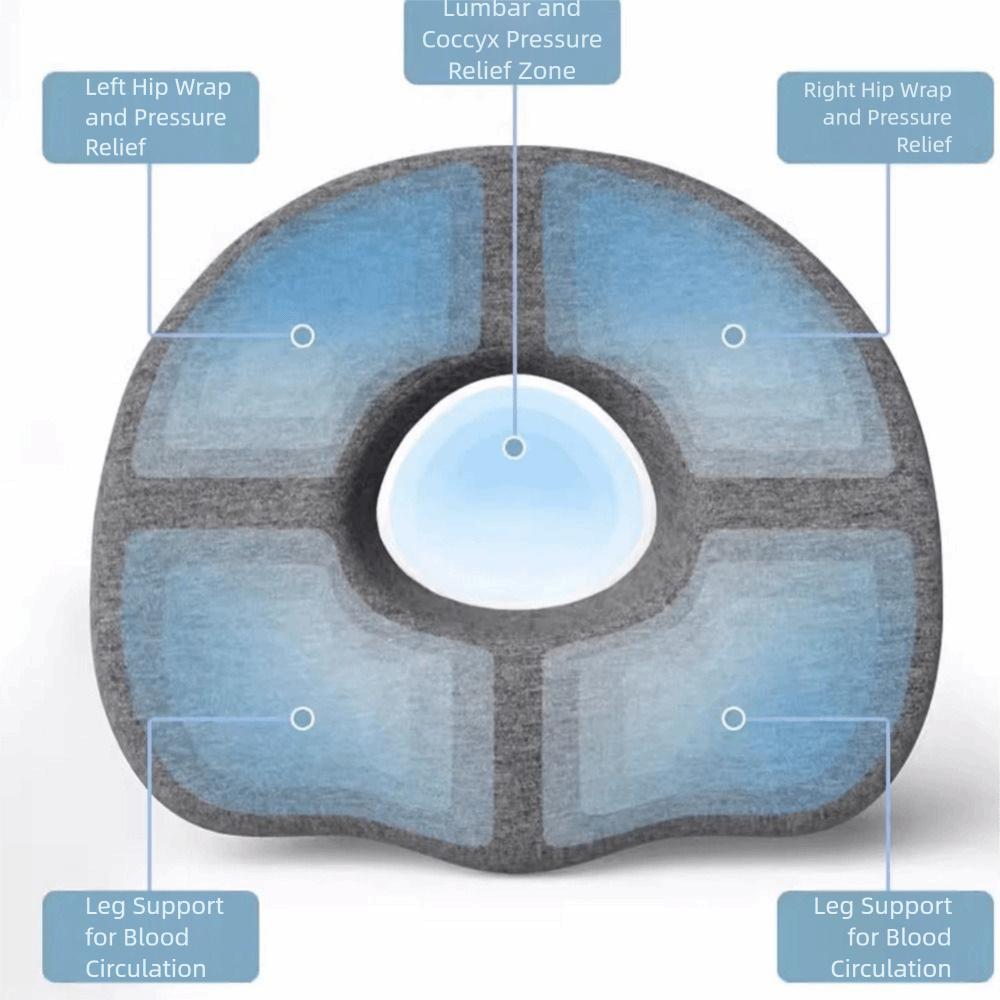 Comfortable Wheelchair Seating Soft Texture Round Cushion New Seat Pad Office Home Decor