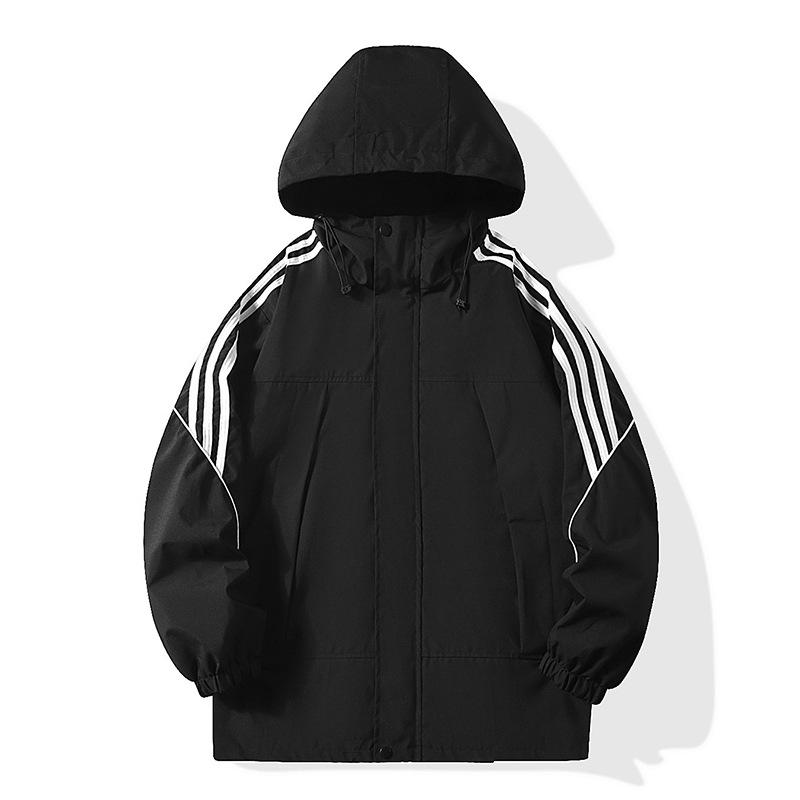 Новая штормовая куртка мужская куртка с тремя планками для активного отдыха на природе для пар одно пальто с капюшоном водонепроницаемая ветрозащитная куртка одежда для альпинизма прилив