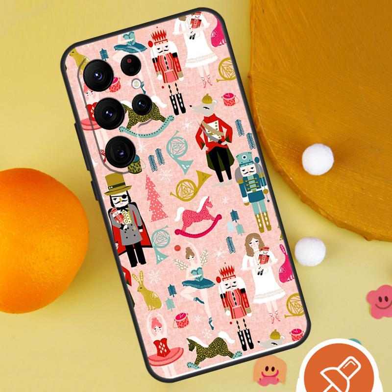 Nutcracker Phone Case For Samsung Galaxy S25 Ultra S24 S23 S22 S21 Ultra S9 S10 Plus S20 FE Funda Cover