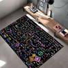 Math Formula Pattern Carpet suitable as a non-slip mat for the living room or bedroom sofa