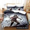 3D Printed Game Bed Sheet Sets Dishonored Bedding Set Single Twin Full Queen King Size Bed Set Adult Kid Bedroom Duvetcover