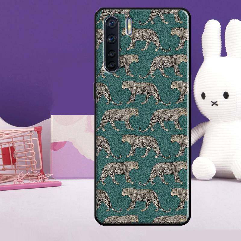 Модный чехол с леопардовым принтом для Oppo A54 A74 A94 A80 A60 A40 A18 A38 A58 A78 A98 A96 A76 A16 A15 A17 A57 A77 A5 Pro