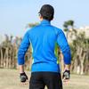 Mens Long Sleeve Quick-Dry Performance T-Shirt With Fleece Lining Hiking Trekking Running Outdoor Activewear