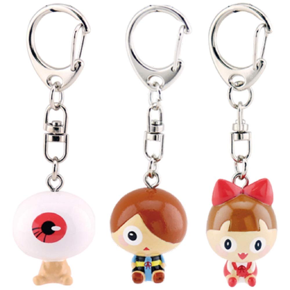 GeGeGe no Kitaro Neko Musume Relaxed Mascot Keychain, 29mm
