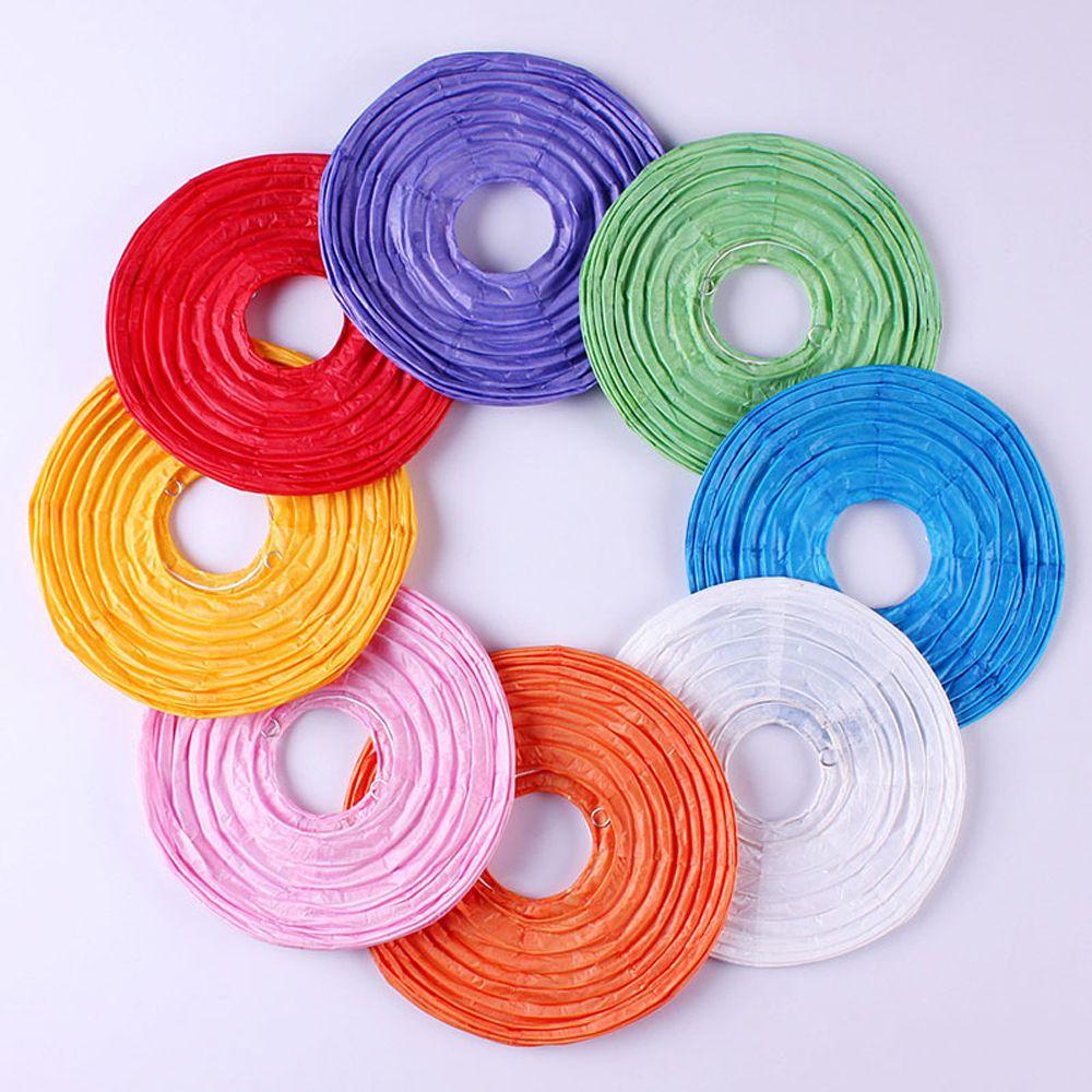 Party Supplies Paper Lamp Ball Hanging Lanterns Mid Autumn Festive Lanterns Round Paper Lanterns