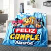 Custom Name Mya'S Festive Celebration Party Blanket For Couch Bed Plush Cozy Fuzzy Blanket Super Soft Warm Blankets For Fall And Winter 0916146