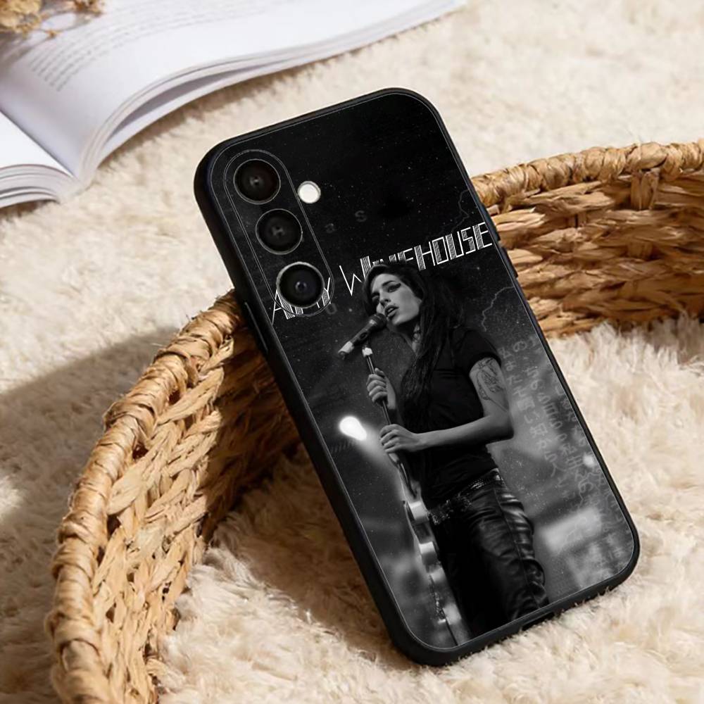 Чехол для телефона Amy Winehouse Back to Black для Samsung Galaxy A20, 21s, 22, 31, 32, 52, 53, 72, 73, 80, 91, Мягкий черный корпус