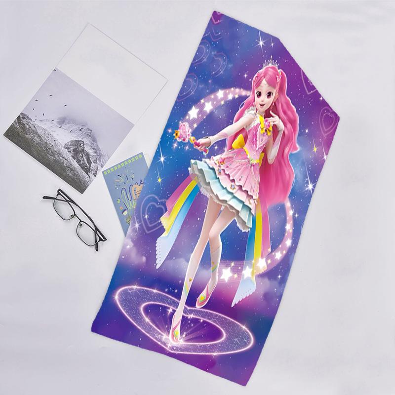 1pc Catch Teenieping Magic Sweethear (4) Beach Towel, Beach and Seaside Swimming Pool Equipment, Fashion Pattern, Rectangular, Travel Essentials