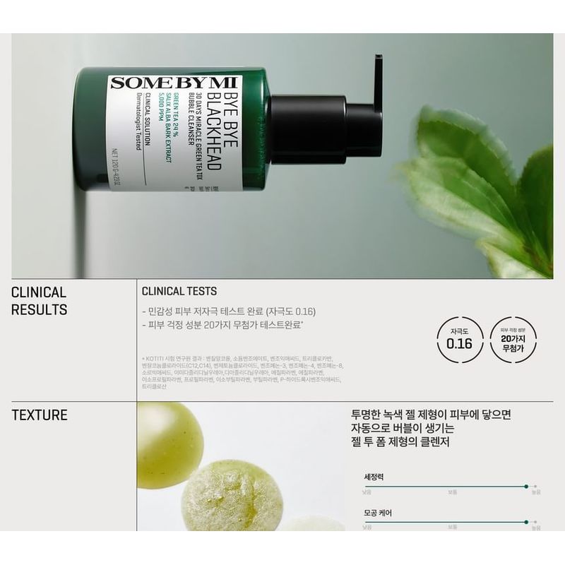 SOME BY MI Bye Bye Blackhead 30-дневный Чудо-Очиститель с Зеленым Чаем Tox