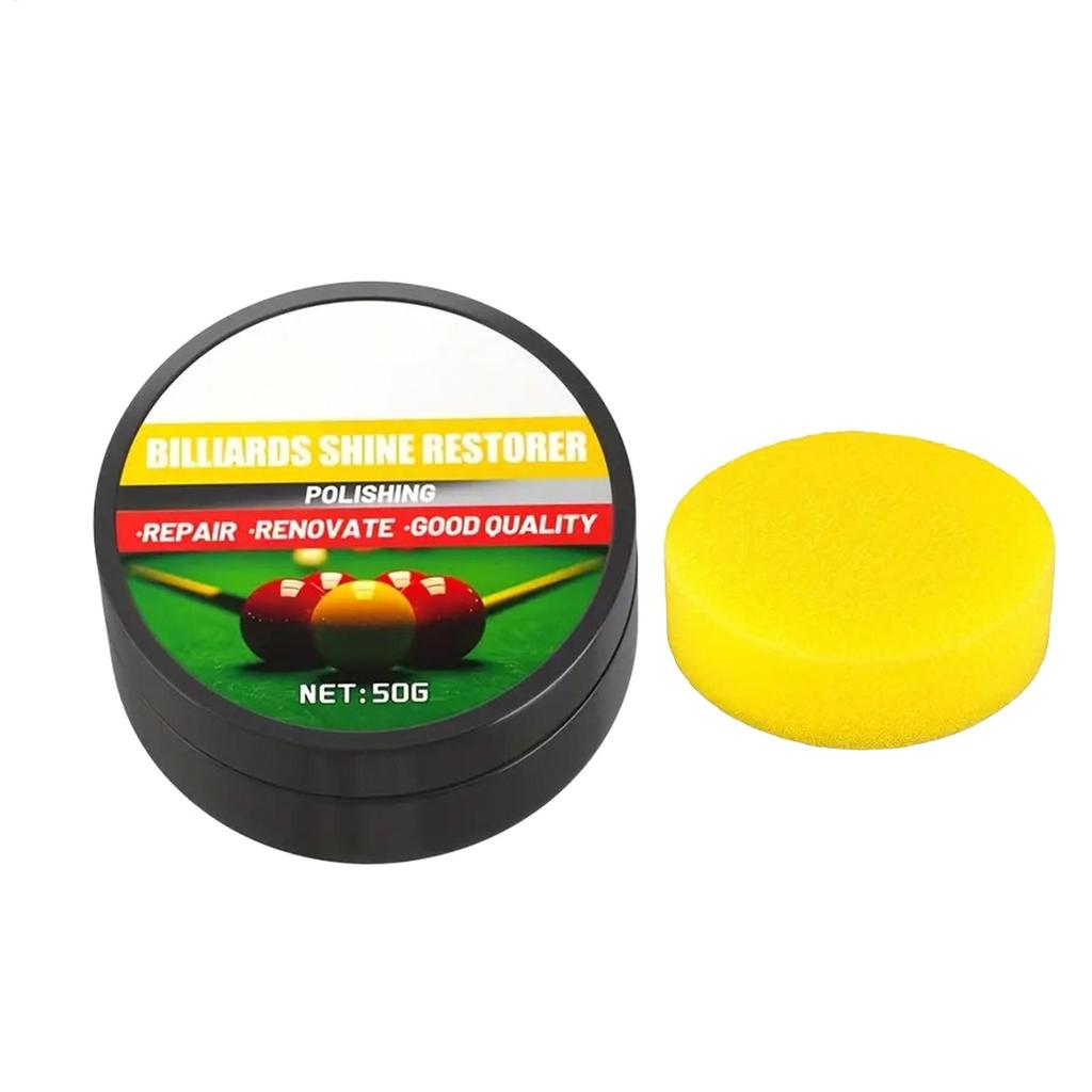 Pool Ball Polish 50g Cleaning Maintenance Shine Pool Ball Maintenance for Women Men Beginners Professionals Removes Dust Dirt