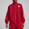 Puma Scuderia Ferrari T7 Miami Простая Свободная Удобная Куртка с Длинным Рукавом Мужские куртки Насыщенно-красный 633406-02