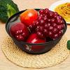 Durable Iron Fruit and Vegetable Washing Basket with Lid – Food-Safe Kitchen Utensil for Fresh Produce, Drain Basket for Fruits and Vegetables