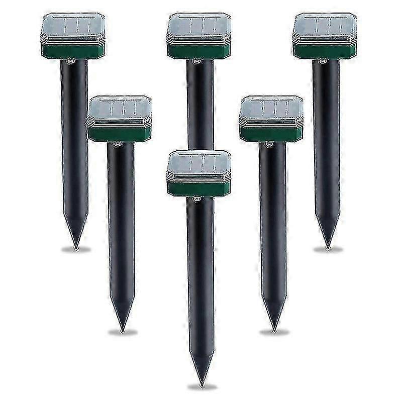 6 Pcs Solar Powered Snake Repellent For Outdoors,ultrasonic Snake Repellent,solar Snake Repellent F