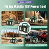 Держатель для переноски аккумуляторов для Makita 18V и 14.4V, Кейс для хранения аккумуляторов, Органайзер, Стойка, Портативный и прочный органайзер для аккумуляторов