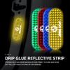 BROB8 Car Reflective Warning Stickers Night Visibility Protective Strip For BMW M 1 3 4 5 6 7 Series X1 X3 X4 X5 G20 G38 F48 E36 E39