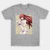 Elfen Lied Одежда с принтом Персонажа Одежда на весь год Оверсайз Новая модель Футболка Одежда с принтом Y2k Короткий рукав Классическая футболка