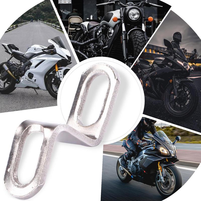 Кронштейн выхлопной трубы Мотоциклетный глушитель Кронштейн выхлопной трубы Глушитель Выхлопные трубы Нержавеющая сталь Серебристый тон Монтажный хомут для глушителя Для