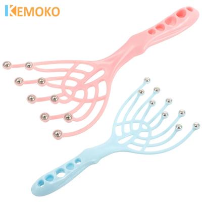 Массажер для головы, кожи головы и шеи, расческа-роллер, пять пальцев, 9 когтей, стальной шарик, средство для ухода за здоровьем, артефакт для снятия стресса, извлечение души, 1 шт.