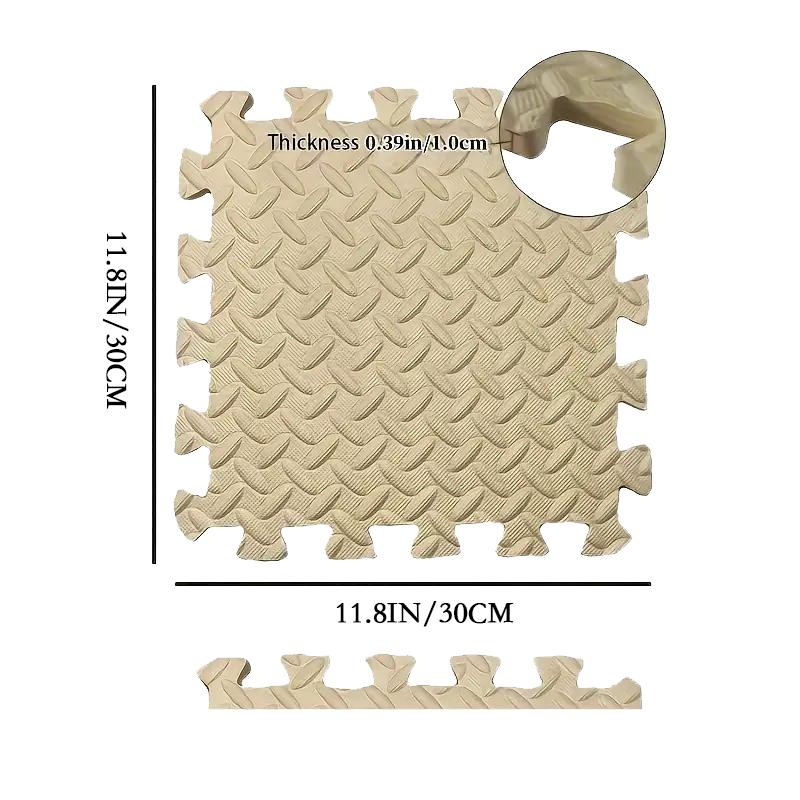 10 шт. Пенопластовый коврик-пазл для пола, игровой коврик, ковер, EVA-пена, соединяющиеся плитки для спортзала, пенопластовый коврик-пазл для пола, пенопластовый пол для игровой комнаты 30*30*1 см