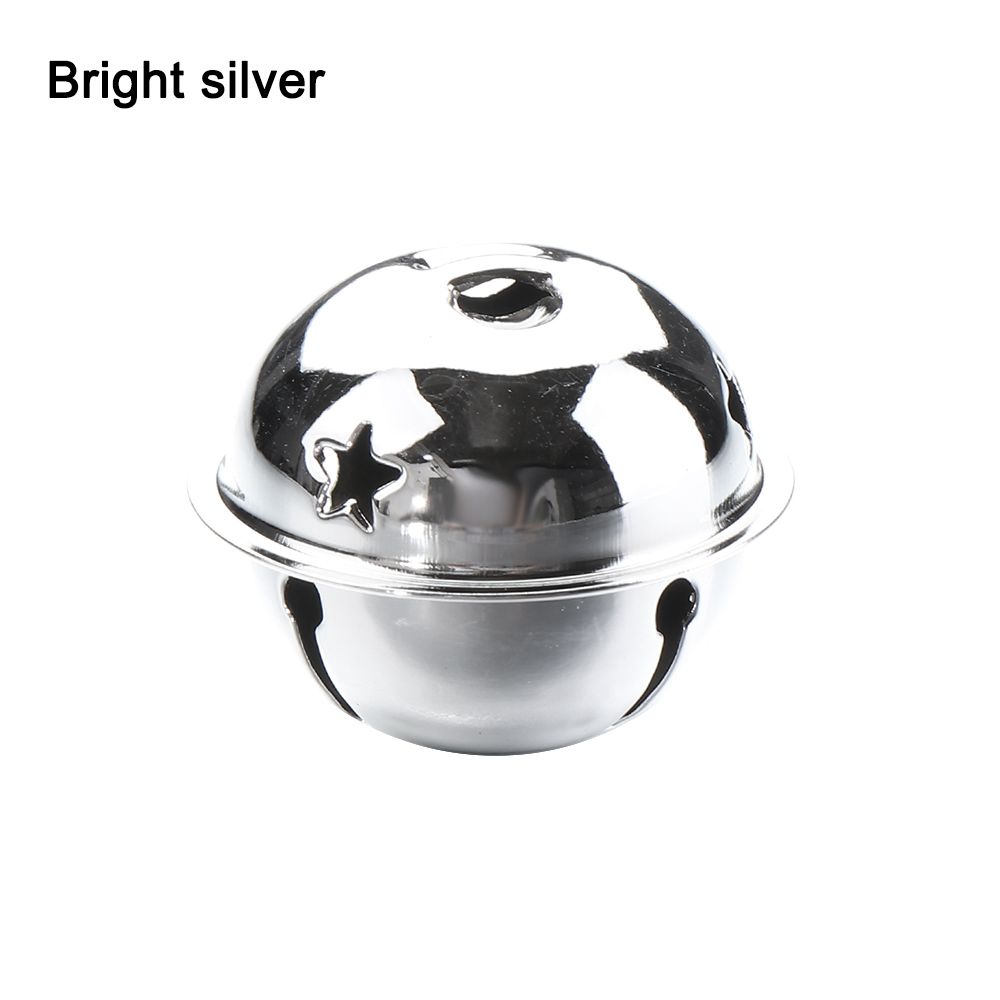 DIY Crafts Christmas Pendant Matte Bells Bright Iron Jingle Christmas Tree Decor Drop Ornaments