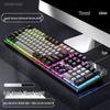 K500 Бесшумный проводной игровой набор Клавиатура и Мышь - Механическое ощущение для Офиса и Киберспорта