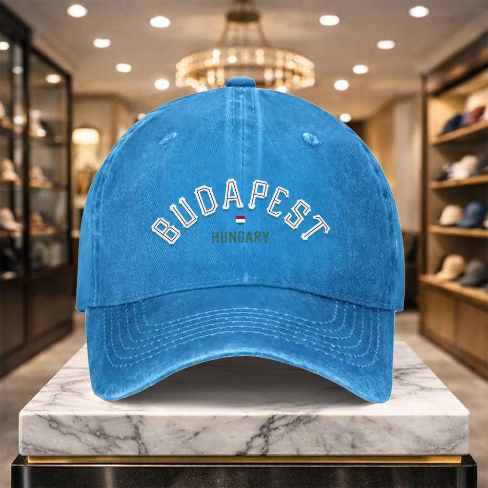Budapest Hungary Casual Baseball Cap Adjustable for Outdoor Sports Everyday Wear Street Style