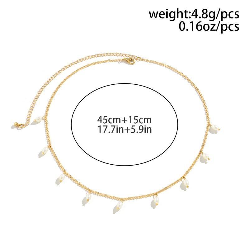 Сексуальная многослойная цепочка с жемчугом и кисточками для женщин, простая регулируемая эластичная цепочка на бедро, пляжные украшения для тела