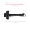EDP1321-1 2 Pieces Rear Door Hinge Stop Check Strap Limiter for Peugeot 2008 e-2008 MK2 Opel Mokka B Mokka-e 9820816280