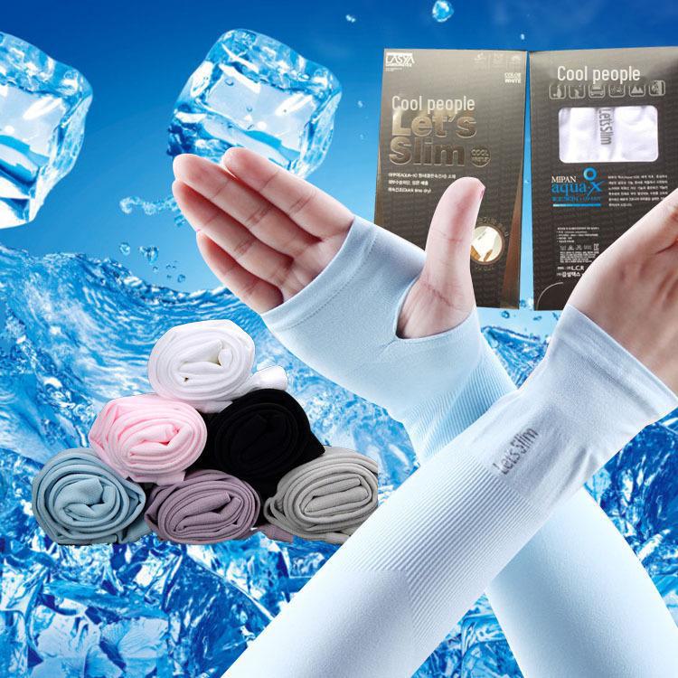 Унисекс Ice Silk УФ-защитные рукава для использования на открытом воздухе летом