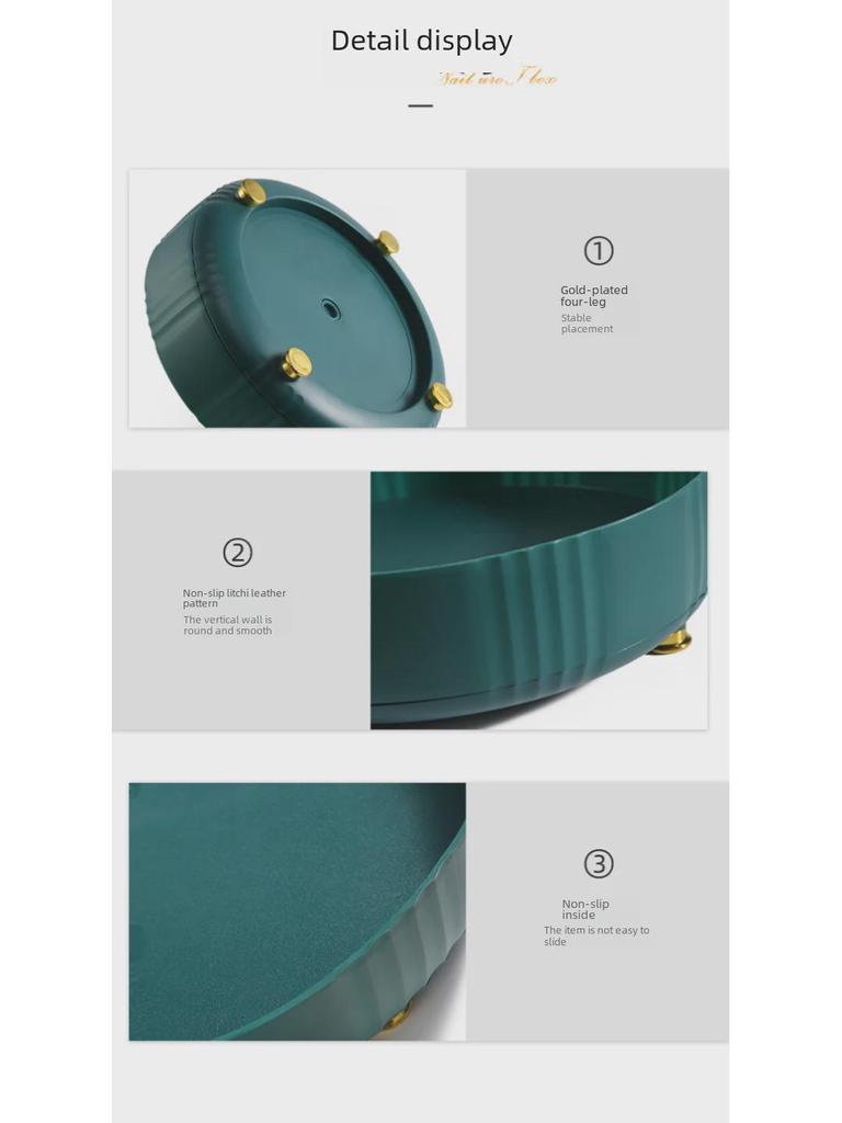 Вращающаяся кухонная полка для специй с многофункциональным хранилищем для приправ и фруктов