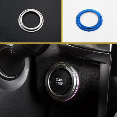 Для Renault Koleos для Samsung QM6 2017-автомобильный ключ зажигания, декоративное кольцо, переключатель, катушка, наклейка, аксессуары