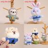 Zootopia Plush Nick And Judy Keychain Soft Toy For Girls Bag Decor