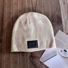 Solid Trendy Color High Top Wool Hat Letter Pattern Youth Streetwear Season Cold
