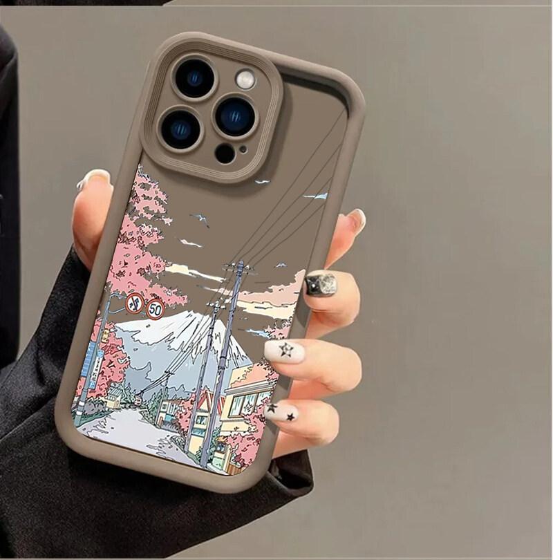 Чехол с аниме-пейзажем на закате для Samsung Galaxy M34 M31 M51 M30S M23 M16 M11 M15 F06 J4 J6 Plus J8 A02 S21 FE S20 Ultra Plus