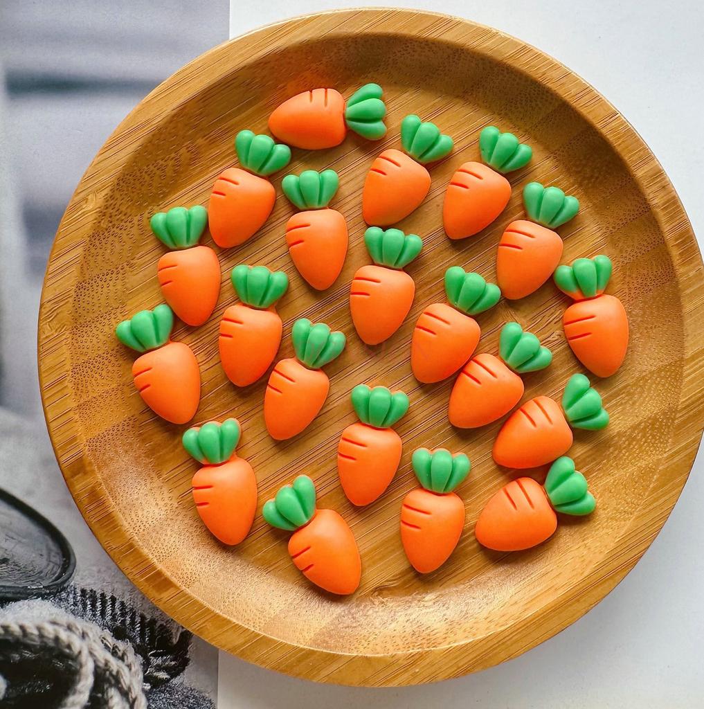 10pcs Cute Carrot Cartoon Push Pin Creative Cork Message Board Felt Cloth Nail Photo Wall Decoration