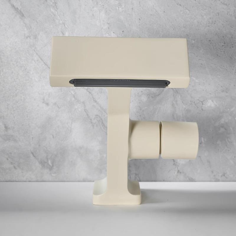 Matte Gray Bathroom Sink Faucet New Design Waterfall Basin Faucets Washbasin Hot Cold Brass Mixer Vanity Single Hole Water Taps
