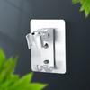 Strong Adhesive 90° Aluminum Wall Gel Mounted Shower Head Holder Adjustable Bathroom Acssories Stand Bracket