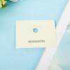 50шт милые аксессуары для волос картонные этикетки для карточек с плоским ртом сумка для карточек